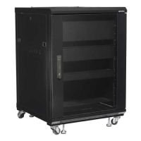 SANUS CFR2115-B1 15U COMPONENT SERIES 34IN TALL AV RACK