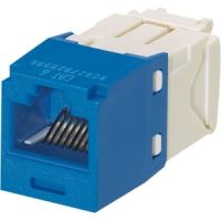 PANDUIT CORP CJ688TGBU-24 CAT6 RJ45 UNIV MOD BLUE. 24 PK