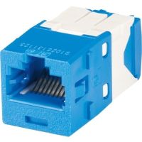 PANDUIT CORP CJ6X88TGBU-24 24PK CAT6A UTP CBL MINI COM 8 POS BLUE