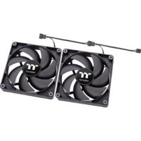 Thermaltake CT120 PC Cooling Fan (Black, 2-Pack) - CL-F147-PL12BL-A