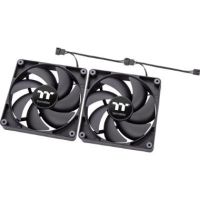 Thermaltake CT140 PC Cooling Fan (Black, 2-Pack) - CL-F148-PL14BL-A