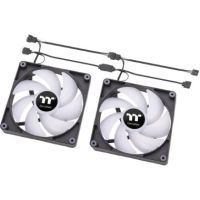 Thermaltake CT140 PC Cooling Fan with ARGB (Black, 2-Pack) - CL-F150-PL14SW-A