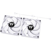 Thermaltake CL-F151-PL12WT-A CT120 PC Cooling Fan (White, 2-Pack)
