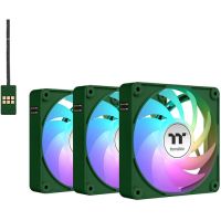 Thermaltake CL-F222-PL14RG-A CT140 EX ARGB Sync PC 140mm Cooling Fan (3-Fan Pack, Racing Green)