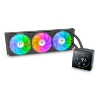 Thermaltake CL-W470-PL12SW-A TH V3 360mm LCD Liquid CPU Cooler 3.95" Segment Display 500–2500RPM 85.29 CFM High Static Pressure TT LCD Software Support