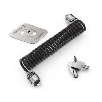 COMPULOCKS BRANDS CL02HUTL UNIVERSAL TABLET LOCK WITH KEYED DUAL HEAD CABLE LOCK BLACK