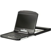 ATEN CL3100NX 19 ULTRA SHORT DEPTH WIDE SCREEN LCD CONSOLE VGA/USB