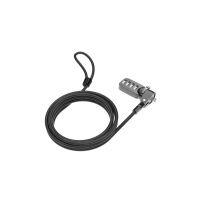 COMPULOCKS BRANDS CL37 T-BAR SECURITY COMBINATION CABLE LOCK BLACK