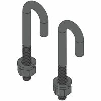 Middle Atlantic CLH-JBOLT Cable Ladder 5/16in J-bolt with Nuts - 2 Pack