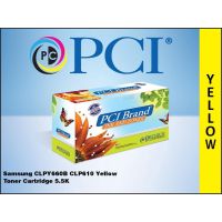PCI CLPY660BPC BRAND COMPATIBLE HP ST960A / SAMSUNG CLP-Y660B YELLOW TONER CARTRIDGE 5.5K Y