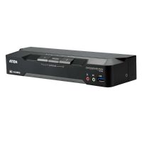 ATEN CM1942 2-PORT 4K DISPLAYPORT DUAL DISPLAY MINI-MATRIX KVM WITH BOUNDLESS SWITCHING