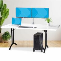 StarTech Computer Tower Cart, Rolling Mobile CPU Caddy on Wheels/Casters, Max Load 46.3lb/21kg, Adjustable PC Case Mount, Desktop Floor Stand, Steel Dolly, TAA - CPUMOBILESTND