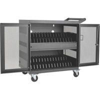 Eaton Tripp Lite Series CSC32USB Multi-Device Charging Cart, 32 USB Ports, iPad and Android Tablets, Wall-Mount Option, Black