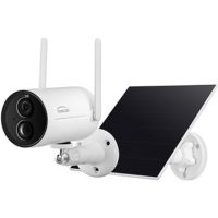 Adesso Cyberview 3010 3MP Outdoor Wi-Fi Bullet Camera with Night Vision & Solar Panel