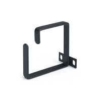 Mid Atlantic D-Ring Cable Manager Patch Cord Organizer 16-Gauge Steel Rack Wall Mount Black Powder Coat 50% Fill Capacity Cable Management Solution