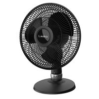 Lasko D12525 3-Speed Table Fan with Widespread Oscillation, Black