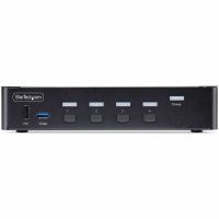 StarTech 4-Port DisplayPort 1.4 KVM Switch, 8K 60Hz / 4K 144Hz, 6x USB Ports, Hotkey Switching, TAA Compliant - D86A2-4-PORT-8K-KVM