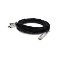 ADDON DELL DAC-QSFP-4SFP-10G-1M-AO COMPATIBLE TAA COMPLIANT 40GBASE-CU QSFP+ TO 4XS