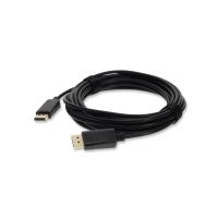 ADDON DISPLAYPORT20F 6.10M (20.00FT) DISPLAYPORT MALE TO MALE BLACK CABLE
