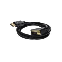 ADDON DISPLAYPORT2DVI10F 10FT DISPLAYPORT MALE TO DVI-D DUAL LINK (24+1 PIN) MALE BLACK ADAPTER CAB