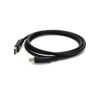 ADDON DISPLAYPORT3F-5PK 5 PACK OF 3FT DISPLAYPORT MALE TO MALE BLACK CABLE