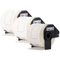 Brother DK1202 Die-Cut Shipping Paper Labels (White, 300 Labels, 2.4 x 3.9", 3-Pack)