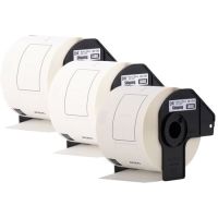 Brother DK1204 Multipurpose Die-Cut Paper Labels (White, 400 Labels, 0.66 x 2.1", 3-Pack)