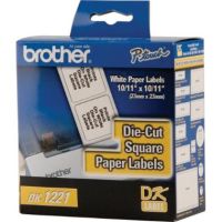 Brother DK1221 Square Paper Labels (10/11 x 10/11", 1000 Labels)
