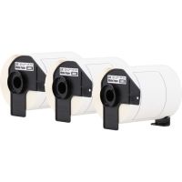 Brother DK12473PK Large Shipping White Paper Labels (180 Labels, 4.07 x 6.4", 3-Pack)