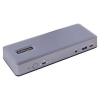 StarTech DK31C3MNCR USB-C Dock, Triple/Dual 4K Docking Station, Cert. WWCB/Chromebook USB-C Dock - Docking Station, TAA
