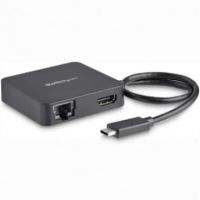 StarTech USB C Multiport Adapter - Portable TB3/USB Type-C Mini Dock 4K HDMI - GbE, USB 3.0 Hub - DKT30CHD
