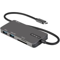 StarTech USB C Multiport Adapter 4K HDMI/PD/SD/MicroSD/3xUSB - USB Type-C Mini Dock - 12in Cable - DKT30CHSDPD