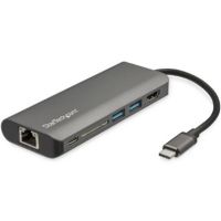 StarTech USB C Multiport Adapter - USB Type-C Mini Travel Dock w/ 4K HDMI, USB Hub, SD, PD 3.0 - DKT30CSDHPD3