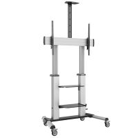 Eaton Tripp Lite Series DMCS60100XXCK Safe-IT Heavy-Duty Rolling TV Cart with Height-Adjusting Crank Handle for 60 to 100-inch