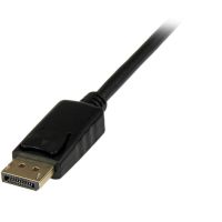 StarTech 6ft (2m) DisplayPort to DVI Cable - Active DP 1.2 to DVI-D Converter Cable, M/M, DP to DVI Adapter Cable - DP2DVIMM6BS