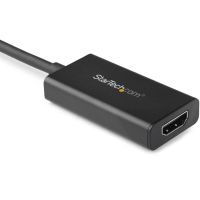 StarTech DisplayPort to HDMI Adapter, 4K 60Hz, Active DP 1.4 to HDMI Converter Dongle, DP to HDMI Video Adapter, HDR - DP2HD4K60H