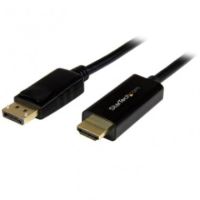 StarTech 16ft 5m DisplayPort to HDMI Cable - 4K 30Hz Video - DP to HDMI Adapter Cable - Passive - DP2HDMM5MB