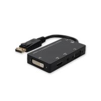 ADDON DP2VGAA-5PK 5 PACK OF 20.00CM (8.00IN) DISPLAYPORT MALE TO VGA FEMALE WITH AUDIO BLACK