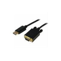 StarTech 6ft DisplayPort to VGA Cable - Active DP to VGA Adapter Cable - 1080p Video Converter - DP2VGAMM6B