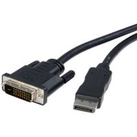 AXIOM DPMDLDVIDM06-AX DISPLAYPORT MALE TO DUAL LINK DVI-D MALE ADAPTER CABLE 6FT