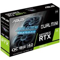ASUS Dual GeForce RTX 3060 Ti V2 MINI OC Edition 8GB GDDR6 PCI Express 4.0 Video Card DUAL-RTX3060TI-O8G-MINI-V2