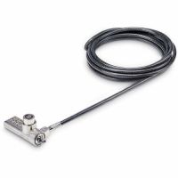 StarTech 10-Pack Dual-Access Laptop Lock, 6.6ft Keyed Alike and Combination Security Cable for K-Slot Devices, TAA - DUALKA10-LAPTOP-LOCK