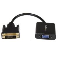 StarTech DVI-D Male to VGA Female Active Adapter Converter Cable (Black, 9.8") - DVI2VGAE