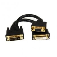 StarTech 8in Wyse DVI Splitter Cable - DVI-I to DVI-D and VGA - M/F - DVI92030202L