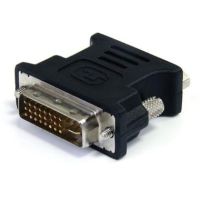 StarTech DVI-I Male to VGA Female Adapter (Black) - DVIVGAMFBK