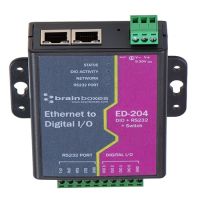 BRAINBOXES ED-204 ETHERNET 4 DIO + RS232 + SWITCH