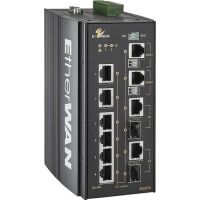 EtherWAN ED3575-622 Hardened Managed 6-Port 10/100BASE-TX + 2-Port Gigabit Combo SFP Switch with 2-Port Copper Pair Extender