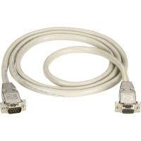 EDN12H-0020-MF RS232 SHIELDED CABLE - METAL HOOD, DB9 MALE/FEMALE, 20-FT. (6.0-M)