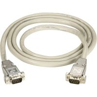 EDN12H-0050-MM RS232 SHIELDED CABLE - METAL HOOD, DB9 MALE/MALE, 50-FT. (15.2-M)