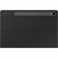 Samsung EF-DX720UBEGUJ Book Cover Slim Polyurethane 10.9" Tablet Keyboard Cover for Galaxy Tab S10 FE/5G S9 5G/FE, Black